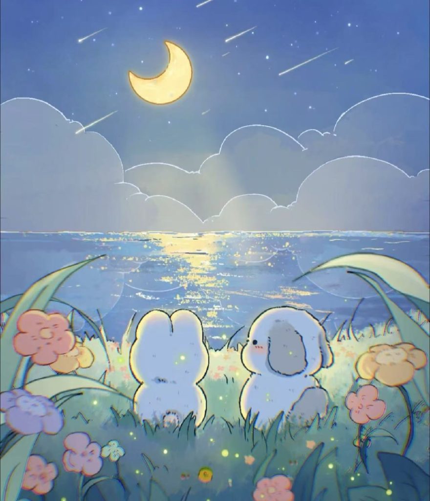 一起看月亮吧